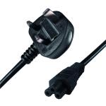 Connekt Gear IEC C5 UK Mains Power Plug 2m 27-0114b GR40231