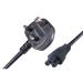 Connekt Gear IEC C5 UK Mains Power Plug 5m 27-0346