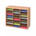 Safco 24 Compartment Literature Organiser Oak 9402MO GU94020