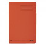 Elba Heavyweight Foolscap 290gsm Orange Square Cut Folder 100090220