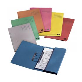 Elba Spring Pocket File Mediumweight Foolscap Buff (Pack of 25) 100090145 GX30112