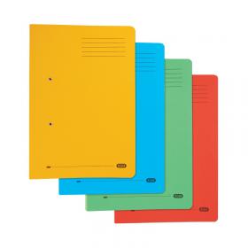 Elba Spring Pocket File Mediumweight Foolscap Blue (Pack of 25) 100090146 GX30113