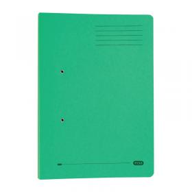 Elba Spring Pocket File Mediumweight Foolscap Green (Pack of 25) 100090147 GX30114