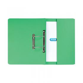 Elba Spring Pocket File Mediumweight Foolscap Green (Pack of 25) 100090147 GX30114