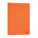 Elba Spring Pocket File Mediumweight Foolscap Orange (Pack of 25) 100090148 GX30116