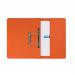 Elba Spring Pocket File 320gsm Foolscap Orange Pack of 25 100090148
