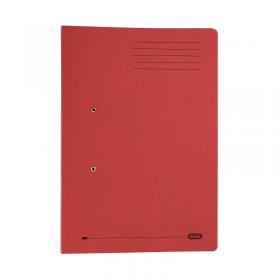 Elba Spring Pocket File Mediumweight Foolscap Red (Pack of 25) 100090149 GX30117