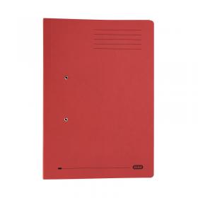 Elba Spring Pocket File Mediumweight Foolscap Red (Pack of 25) 100090149 GX30117