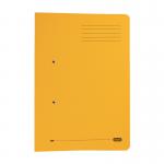 Elba Spring Pocket File Mediumweight Foolscap Yellow (Pack of 25) 100090150 GX30119