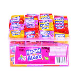 Image of Maoam Blox Chews 40 Sweets Tub Pack of 40 50542 HB91939