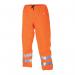 Hydrowear Urbach SNS High Visibility Waterproof Quilted Trousers Orange 2XL HYD072200OR2XL HDW74666
