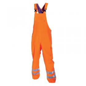 Hydrowear Utting SNS High Visibility Waterproof Bib and Brace Orange M HDW74691