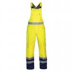 Hydrowear Utting SNS High Visibility Waterproof Bib and Brace Saturn Yellow/Navy Blue M HDW74698