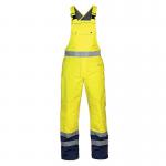 Hydrowear Utting SNS High Visibility Waterproof Bib and Brace Saturn YellowNavy Blue M HDW74698