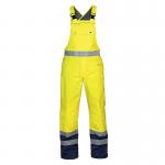 Hydrowear Utting SNS High Visibility Waterproof Bib and Brace Saturn YellowNavy Blue L HDW74699