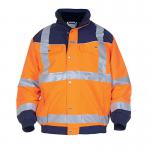 Hydrowear Furth High Visibility SNS Two Tone Pilot Jacket Orange/Navy Blue S HDW74750