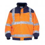 Hydrowear Furth High Visibility SNS Two Tone Pilot Jacket OrangeNavy Blue S HDW74750