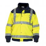 Hydrowear Furth High Visibility SNS Two Tone Pilot Jacket Saturn Yellow/Navy Blue S HDW74756