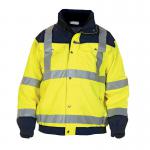 Hydrowear Furth High Visibility SNS Two Tone Pilot Jacket Saturn YellowNavy Blue S HDW74756