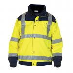 Hydrowear Furth High Visibility SNS Two Tone Pilot Jacket Saturn YellowNavy Blue L HDW74758