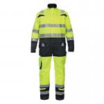 Hydrowear Hove High Visibility Two Tone Coverall Saturn YellowBlack 42 HDW77700