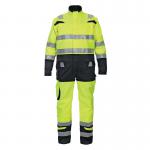 Hydrowear Hove High Visibility Two Tone Coverall Saturn Yellow/Black 50 HDW77704