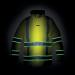 Hydrowear Italie High Visibility Parka with Glow in the Dark GIS Tape Saturn Yellow S HDW78247