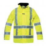 Hydrowear Italie High Visibility Parka with Glow in the Dark GIS Tape Saturn Yellow 2XL HDW78251