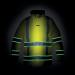 Hydrowear Italie High Visibility Parka with Glow in the Dark GIS Tape Saturn Yellow 2XL HDW78251