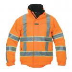 Hydrowear India High Visibility Pilot Jacket with Glow in the Dark GIS Tape Orange S HDW78268