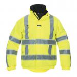 Hydrowear India High Visibility Pilot Jacket with Glow in the Dark GIS Tape Saturn Yellow M HDW78276