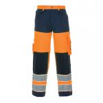 Hydrowear Idstein High Visibility GID Two Tone Trousers OrangeNavy Blue 38 HDW78351