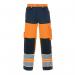 Hydrowear Idstein High Visibility GID Two Tone Trousers OrangeNavy Blue 38 HYD131030ORN38 HDW78351
