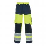 Hydrowear Idstein High Visibility GID Two Tone Trousers Saturn Yellow/Navy Blue 32 HDW78360