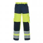 Hydrowear Idstein High Visibility GID Two Tone Trousers Saturn Yellow/Navy Blue 40 HDW78364