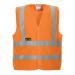 Hydrowear Mably High Visibility Flame Retardant Anti-Static Waistcoat Orange SM HDW78654