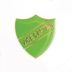 Cheap Stationery Supply of Vice Captain Shield Green Office Statationery