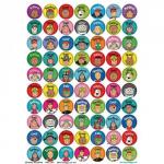General Rounders Stickers Pack of 280
