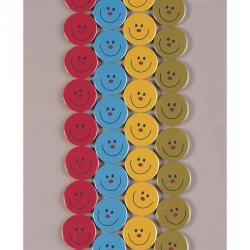 Cheap Stationery Supply of Smiley Badges 25mm Pack of 40 Office Statationery