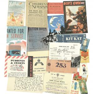 Image of Childrens War Memorabilia