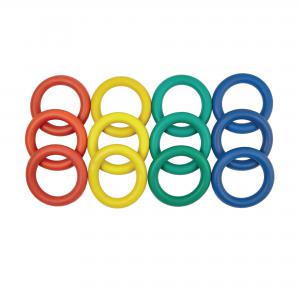 Rubber Quoits Pk 12