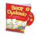 The image shows a variety of school stationery items, including pencils, pens, erasers, and notebooks. These items are part of a special offer to help students with dyslexia. The colors are bright and vibrant, and the items are neatly arranged in a display. There is a banner with the words Beat Dyslexia in bold letters. A book with the words Special Offer on the cover is also visible in the image.