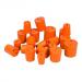 Stoppers Rubber Two Hole Bottom Dia 21mm