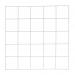 Grid Quadrat 25 squares