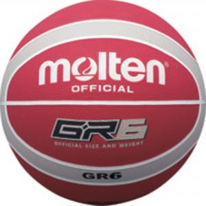 Image of Molten BGR Red-Silver Basketball Size 6