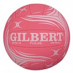 Gilbert Pulse Netball Pink Sz 4