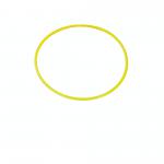 Hula Hoop 61cm Yellow