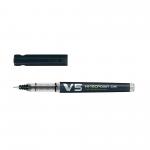 Hi-Tecpoint V5 Refillable Pen Black Pk10
