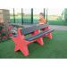 8 Person Star Bench ÔÇô Lt Green