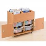 Mobile Kinderbox 4 Deep Trays Clear Trays